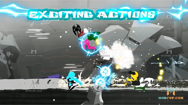 Stickman The Flash Mod APK (Unlimited Money) Screenshot