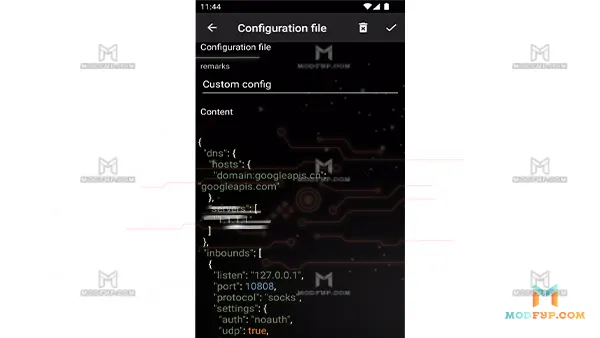 v2rayNG APK Screenshot