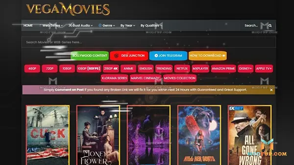 Vega Premium APK (Movie App) Screenshot