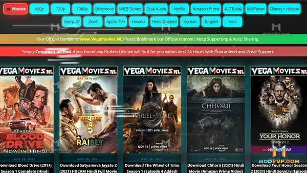 Vega Premium APK (Movie App) Screenshot