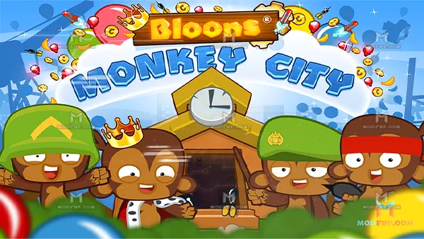 Bloons Monkey City Mod APK (Unlimited Money) Screenshot