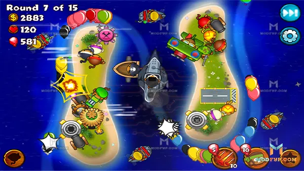 Bloons Monkey City Mod APK (Unlimited Money) Screenshot