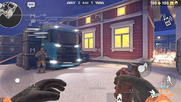 Critical Ops Mod APK (Unlimited money, Aimbot) Screenshot