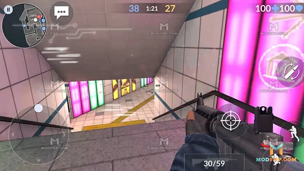 Critical Ops Mod APK (Unlimited money, Aimbot) Screenshot
