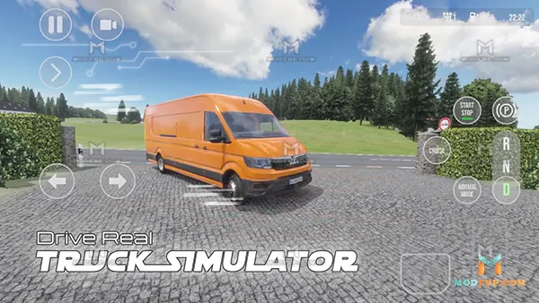 Drive Real Truck Simulator Mod APK (Unlimited Money) Screenshot