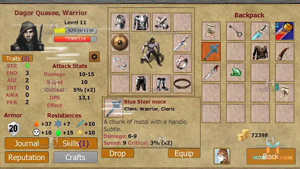 Exiled Kingdoms Mod APK (Full Unlocked) Screenshot