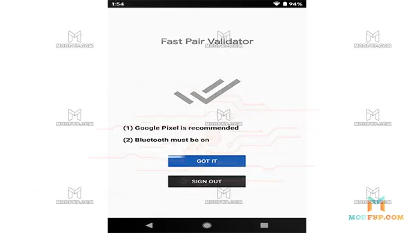 Fast Pairing APK (Bluetooth) Screenshot
