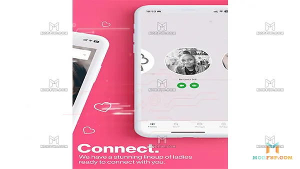 Flirtbees Mod APK (Unlimited Minutes) Screenshot