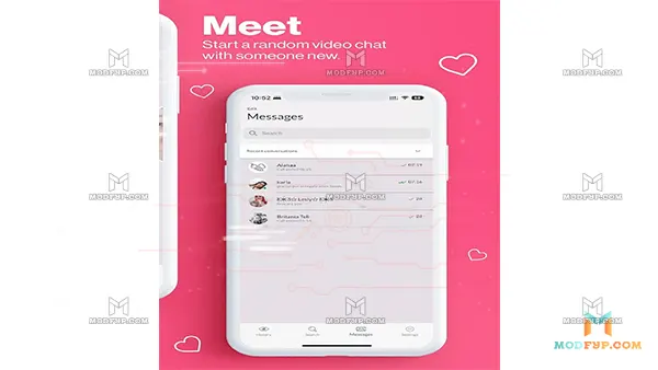 Flirtbees Mod APK (Unlimited Minutes) Screenshot