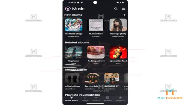 Kreate APK (YT Music) Screenshot
