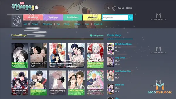 Mangago.me APK Screenshot