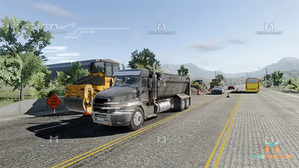 Truck Simulator Big Rigs APK (Dinero Infinito) Screenshot