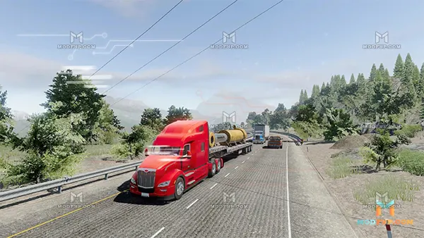 Truck Simulator Big Rigs APK (Dinero Infinito) Screenshot