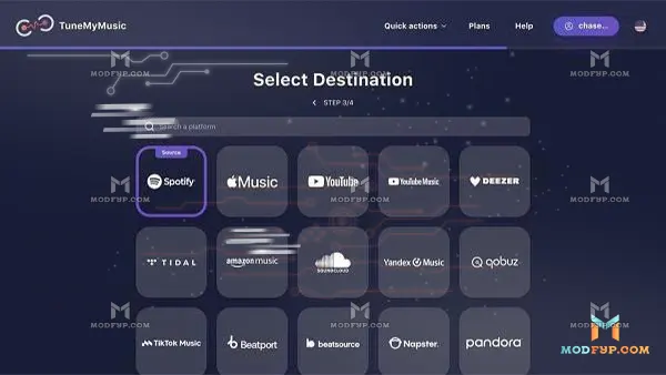 Tunemymusic Mod APK (Premium) Screenshot