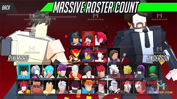 Vita Fighters Mod APK (Unlocked All Characters) Screenshot