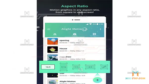 Alight Motion Pro Mod APK Screenshot