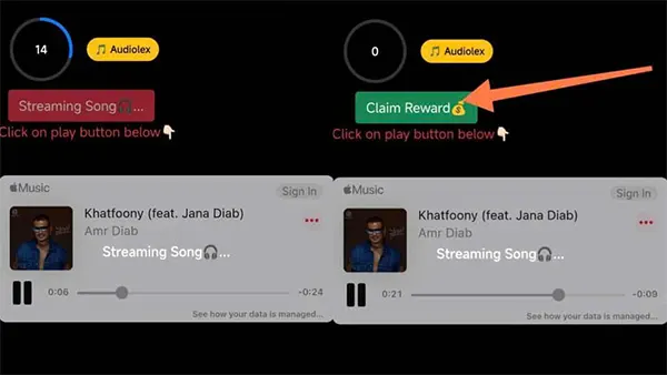 Audiolex APK (Earning App) Screenshot