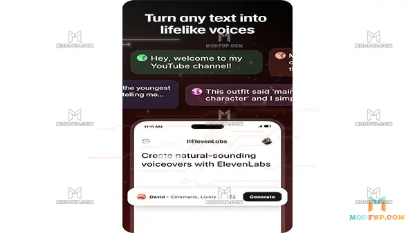 ElevenLabs APK (Premium Unlocked) Screenshot