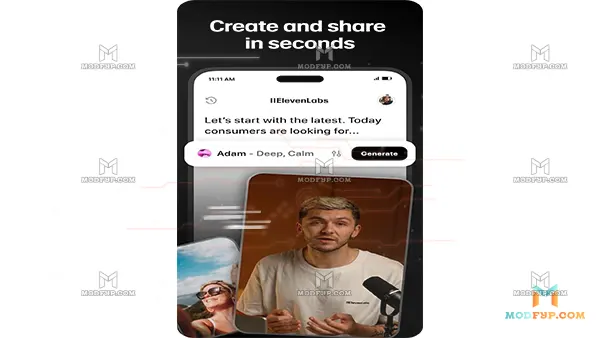 ElevenLabs APK (Premium Unlocked) Screenshot