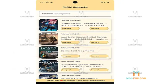 Fitgirl APK Screenshot