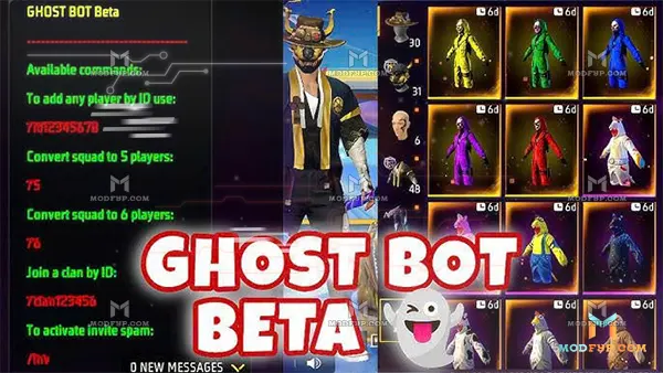 Ghost Bot v10 APK (Free Fire) Screenshot