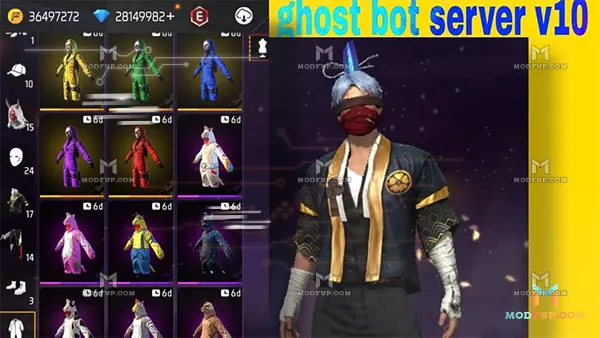 Ghost Bot v10 APK (Free Fire) Screenshot