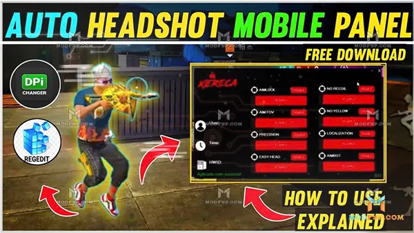 Headshot Panel APK (Free Fire) Screenshot