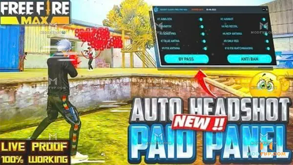 Headshot Panel APK (Free Fire) Screenshot