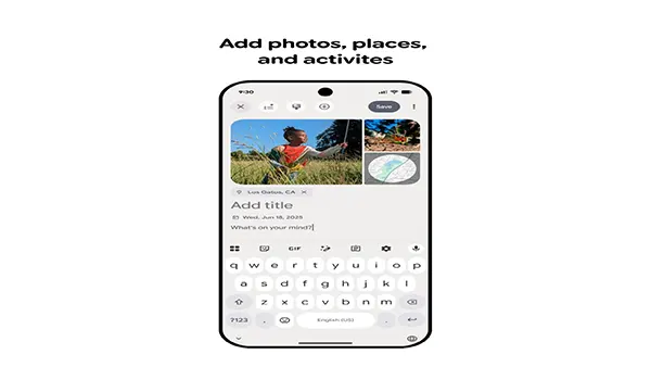 Journal APK Screenshot