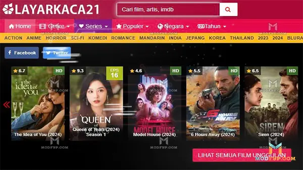 Layarkaca21 APK Screenshot