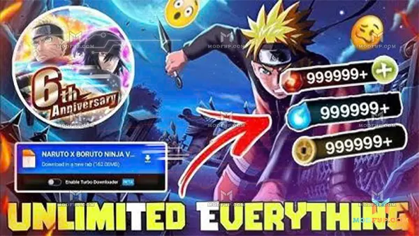 Naruto 2 Panel APK (Free Fire) Screenshot