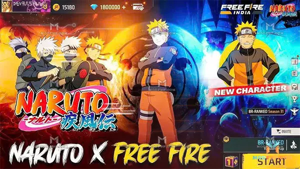 Naruto 2 Panel APK (Free Fire) Screenshot