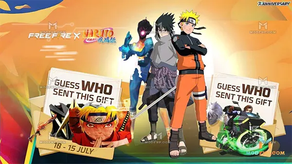 Naruto 2 Panel APK (Free Fire) Screenshot