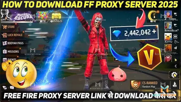 Proxy Free Fire APK Screenshot