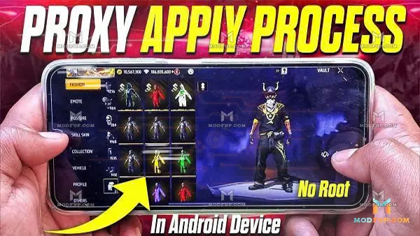 Proxy Free Fire APK Screenshot