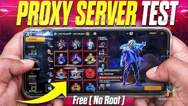 Proxy Free Fire APK Screenshot