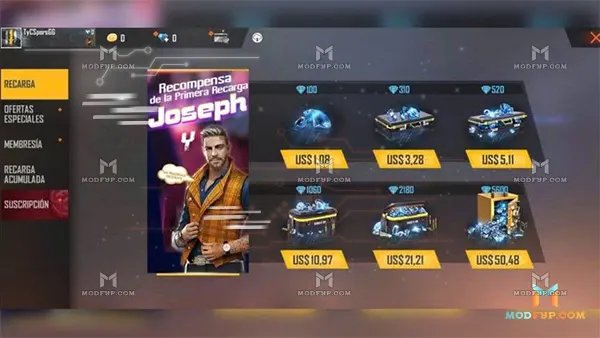Recarga Jogo FF APK Screenshot