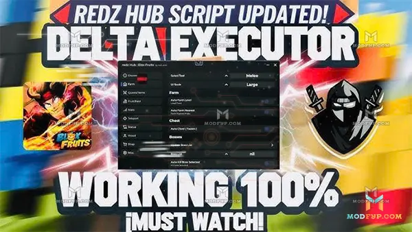 Redz Hub APK (Roblox Script) Screenshot
