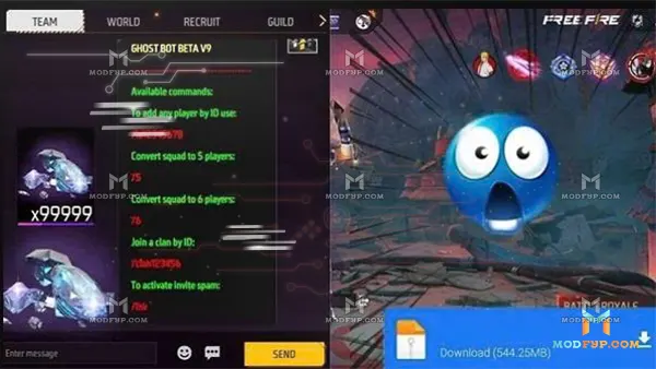 Shadow Bot v3 APK (Free Fire) Screenshot