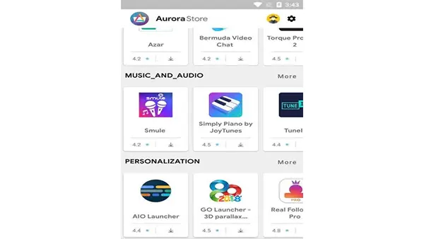 Aurora Store APK Screenshot