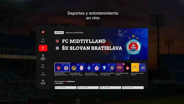 Caliente TV APK Screenshot