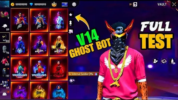 Ghost Bot v14 APK (Free Fire) Screenshot