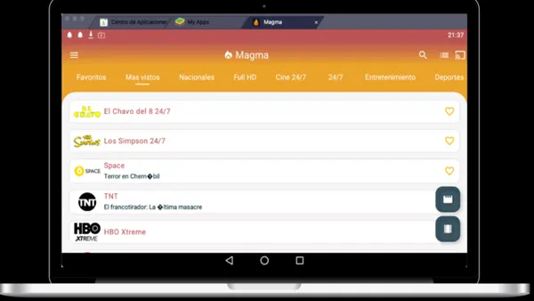 Magma TV APK Screenshot