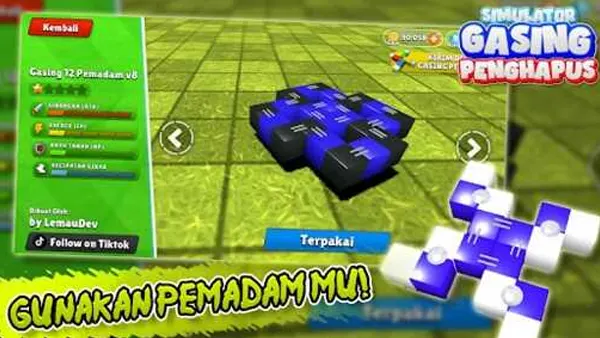 Simulator Gasing Penghapus 3D Mod APK Screenshot