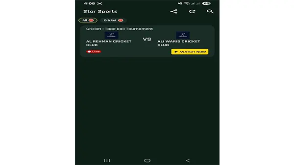 Star Sports APK Screenshot