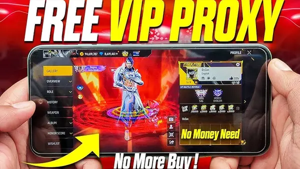 Vip Proxy Server APK (Free Fire) Screenshot