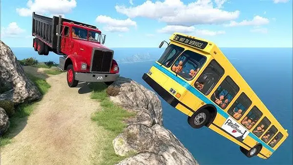 Bean.NG Drive Cliff Road APK Screenshot