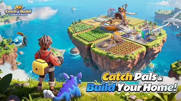 Catch & Build Land of Pals APK Screenshot