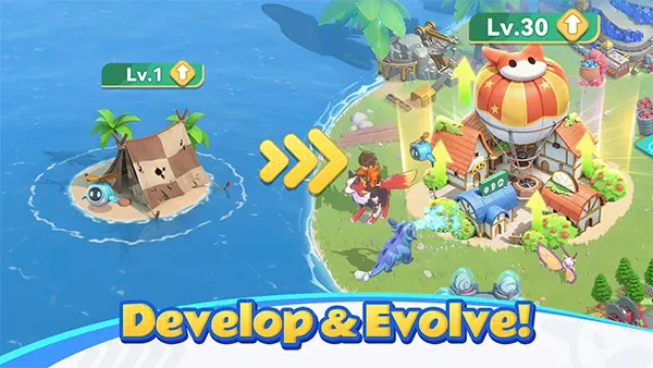 Catch & Build Land of Pals APK Screenshot
