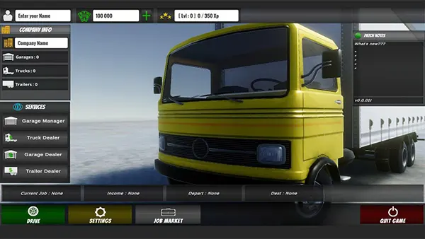 Delivery Truck Simulator APK Screenshot